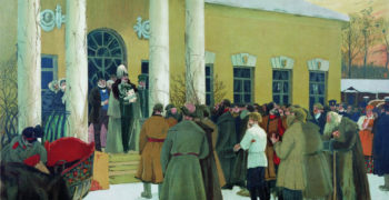 Reading_of_the_Manifest_Liberation_of_peasants_-_Kustodiev_1907